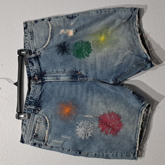 Akoo Shockwave Jean Short in Kir Royal - Picture 4 of 8